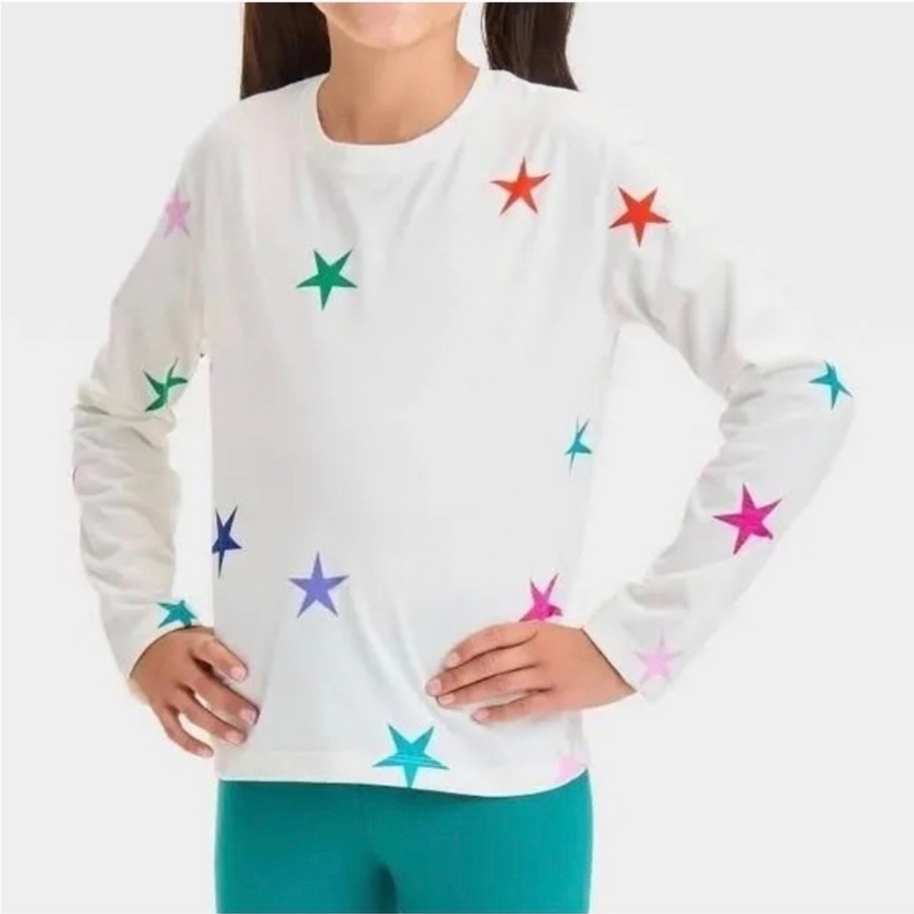 Colorful Star Pattern Kids Shirt
